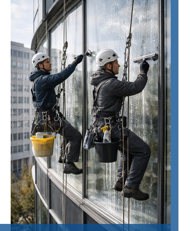 Мойка панорамных окон в Кореновске от 363 р. заказать у ВЫСОТНИК-Кнв