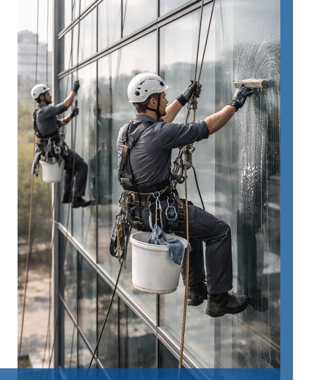 Мойка сплошного остекления в Кореновске, заказать от 311 р.| ВЫСОТНИК-Кнв