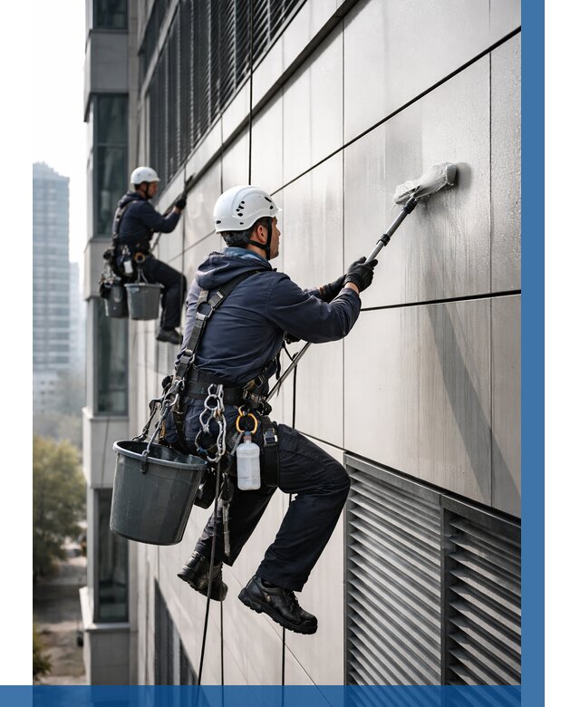 Мойка вентилируемого фасада в Кореновске от 259 р. | ВЫСОТНИК-Кнв