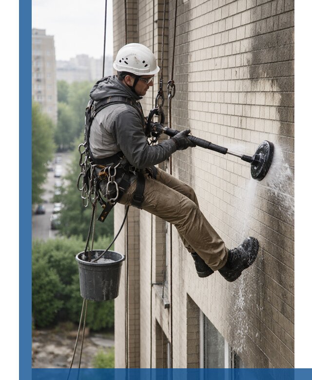 Очистка фасада от копоти в Кореновске профессионально и безопасно