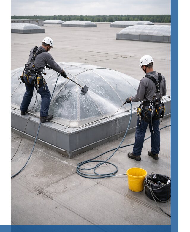 Мойка зенитных фонарей в Кореновске, заказать от 4664 р. | ВЫСОТНИК-Кнв