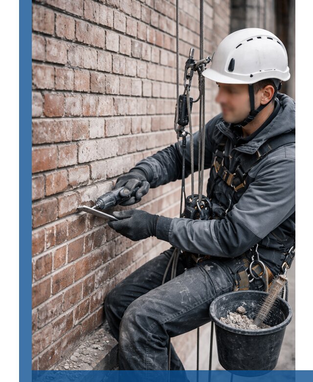 Расшивка кирпичных швов фасадов и стен, ремонт в Кореновске