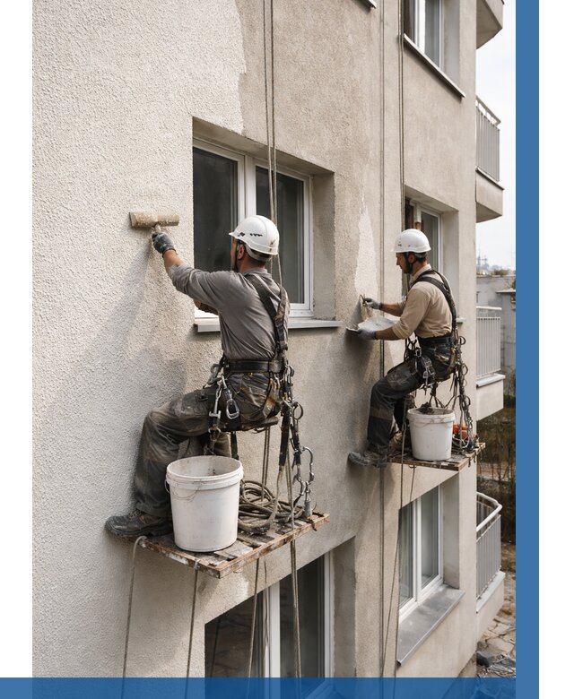 Нанесение короеда на фасад в Кореновске от 466 р. | ВЫСОТНИК-Кнв