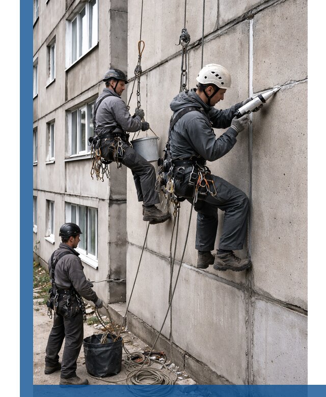 Герметизация межпанельных швов в Кореновске с гарантией герметичности