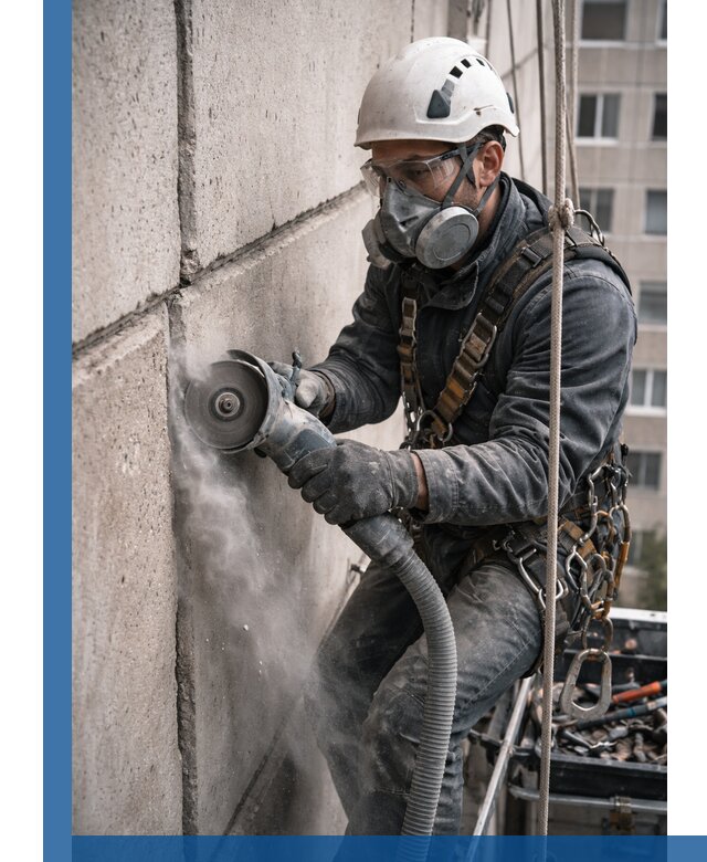 Штробление межпанельных швов в Кореновске качественно и быстро