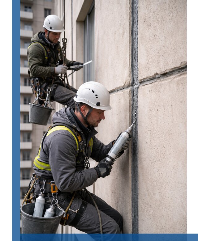 Герметизация деформационных швов фасада в Кореновске качественно