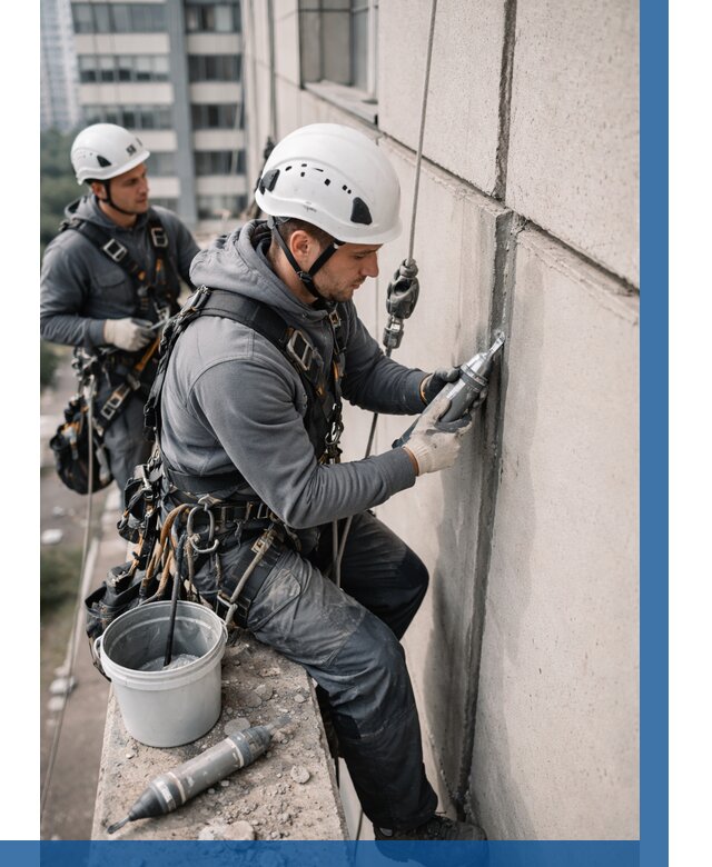 Ремонт деформационных швов здания в Кореновске от 1036 р. | ВЫСОТНИК-Кнв