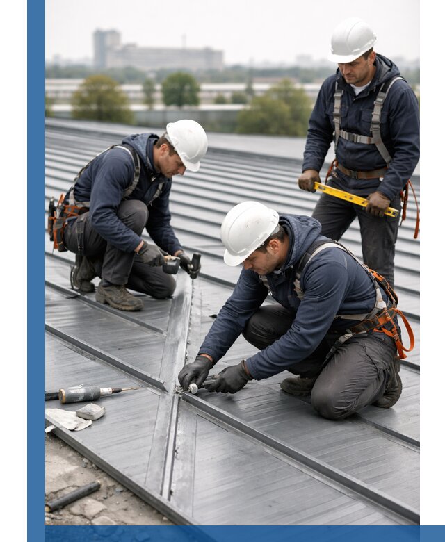 Ремонт фальцевой кровли в Кореновске срочно и качественно