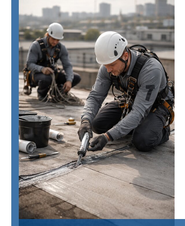 Аварийное и капитальное устранение протечек кровли в Кореновске