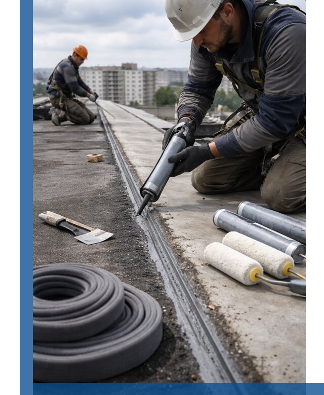 Герметизация швов кровли в Кореновске с гарантией герметичности