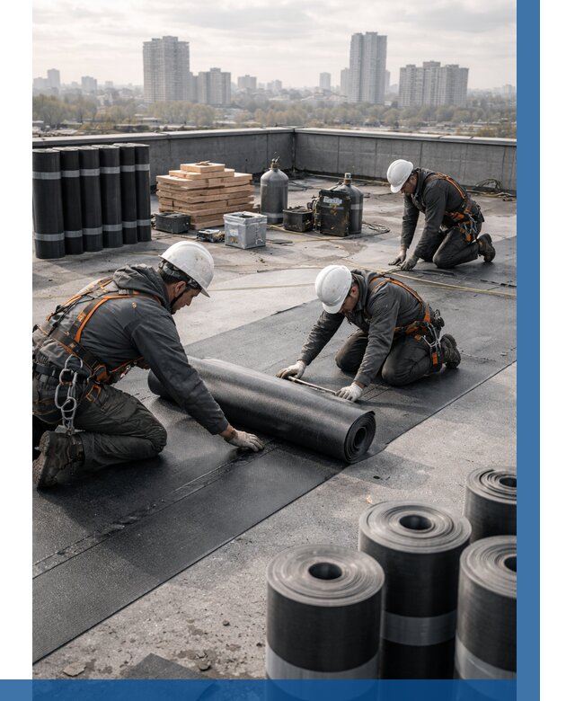 Монтаж мягкой кровли под ключ в Кореновске от 466 р. | ВЫСОТНИК-Кнв