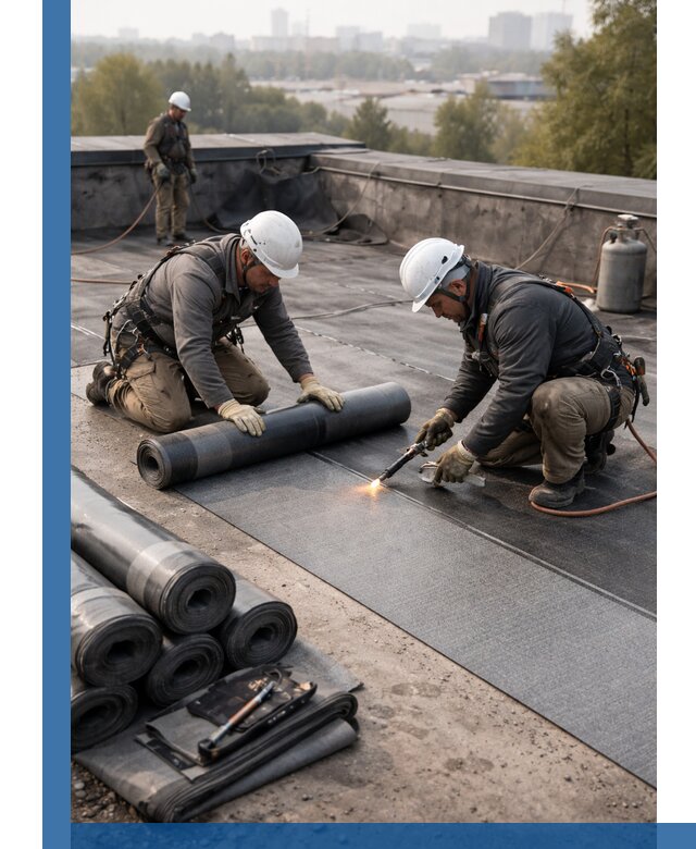 Монтаж мягкой кровли в Кореновске профессионально и надежно