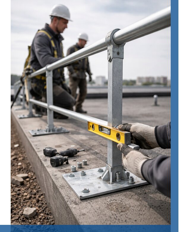 Монтаж кровельного ограждения в Кореновске от 1244 р. | ВЫСОТНИК-Кнв