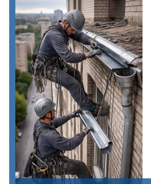 Ремонт водосточных желобов в Кореновске, быстро и качественно