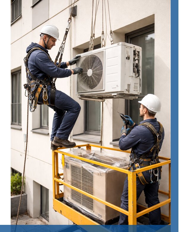 Демонтаж внешнего блока кондиционера в Кореновске от 3627 р. | ВЫСОТНИК-Кнв