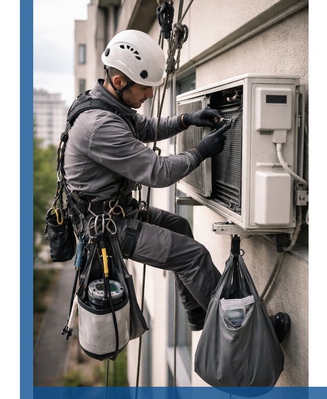 Обслуживание внешнего блока кондиционера в Кореновске профессионально