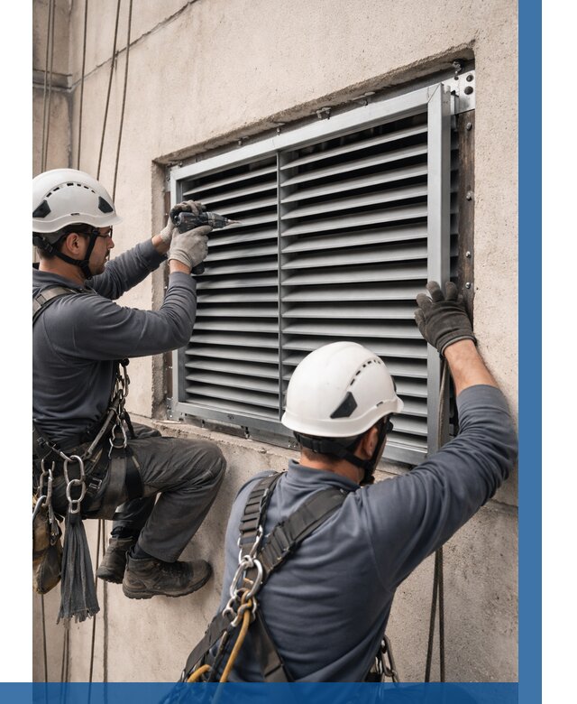 Монтаж вентиляционных решеток в Кореновске от 4664 р. | ВЫСОТНИК-Кнв