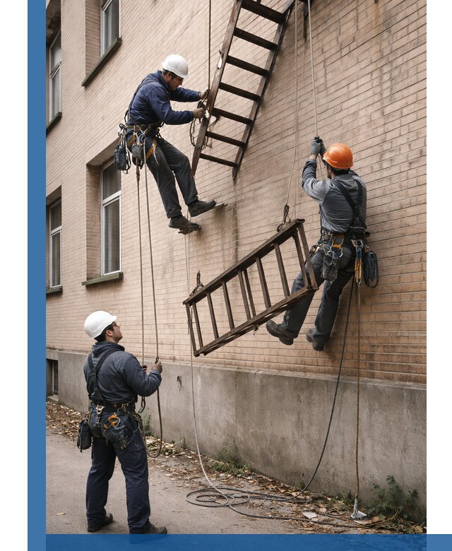 Демонтаж пожарной лестницы в Кореновске быстро и безопасно