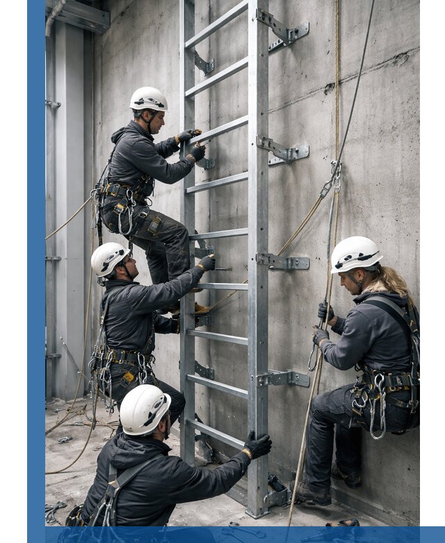 Монтаж металлических лестниц в Кореновске под ключ со гарантией