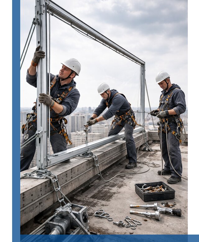 Монтаж крышных рекламных конструкций под ключ в Кореновске