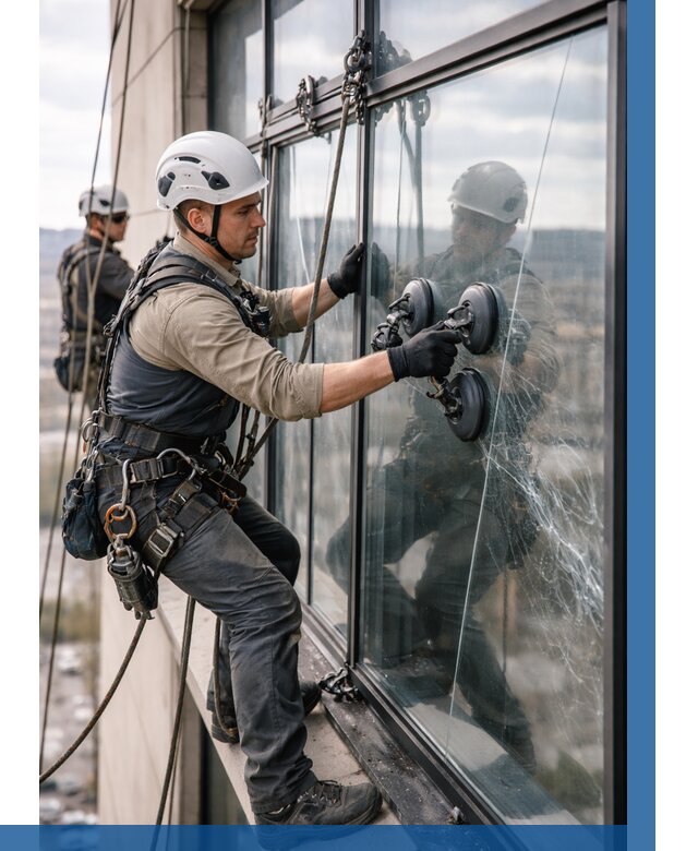 Замена стекла в витраже в Кореновске под ключ от 8809 р. | ВЫСОТНИК-Кнв