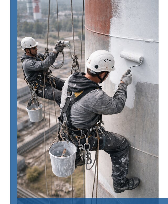 Покраска дымовых труб в Кореновске: антикоррозийная защита и восстановление