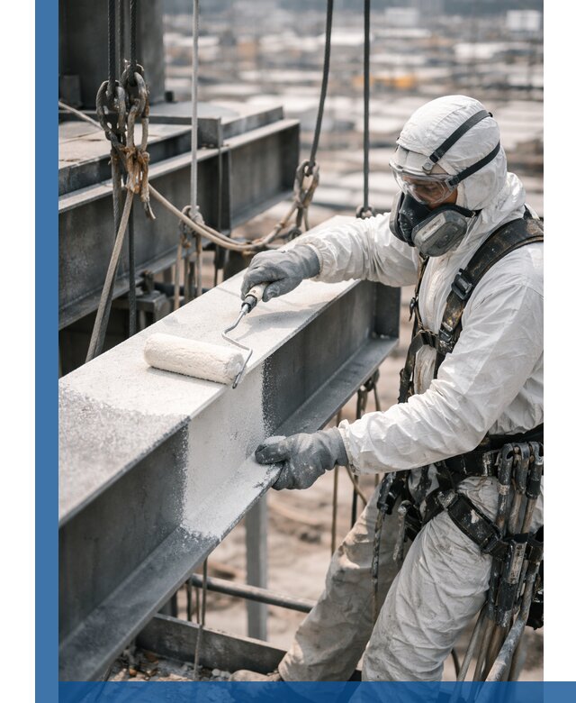 Профессиональная огнезащитная обработка металлоконструкций в Кореновске