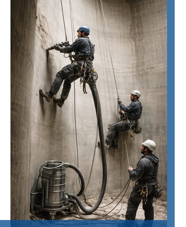 Зачистка силосов в Кореновске от 4664 р. Договор и смета ВЫСОТНИК-Кнв