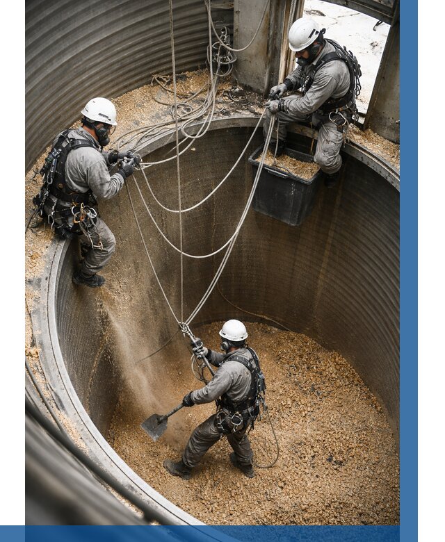 Чистка зерновых бункеров в Кореновске от 12437 р. | ВЫСОТНИК-Кнв