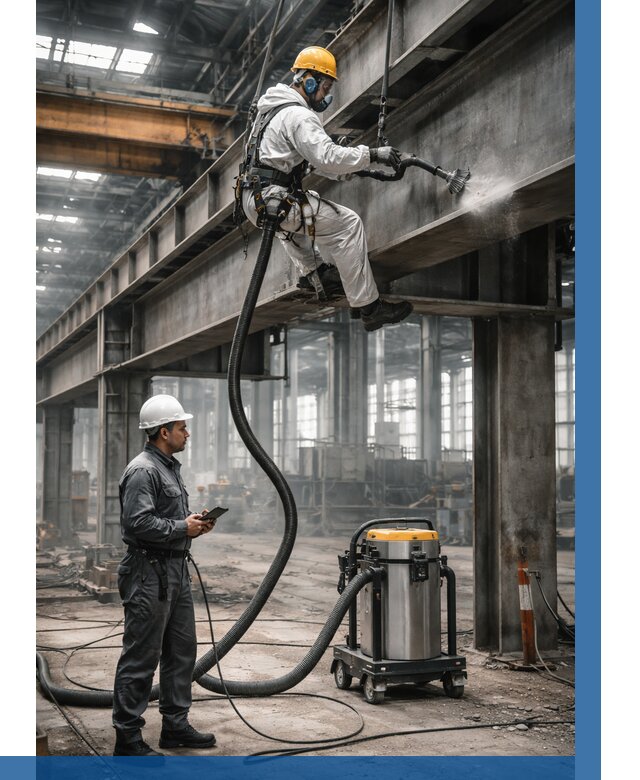 Обеспыливание конструкций в цехе в Кореновске от 4353 р. | ВЫСОТНИК-Кнв