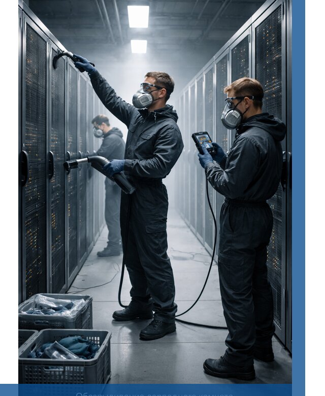 Обеспыливание серверной комнаты в Кореновске от 4664 р. | ВЫСОТНИК-Кнв