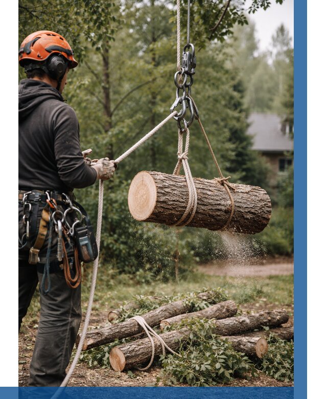 Валка деревьев частями в Кореновске от 7773 р. | ВЫСОТНИК-Кнв