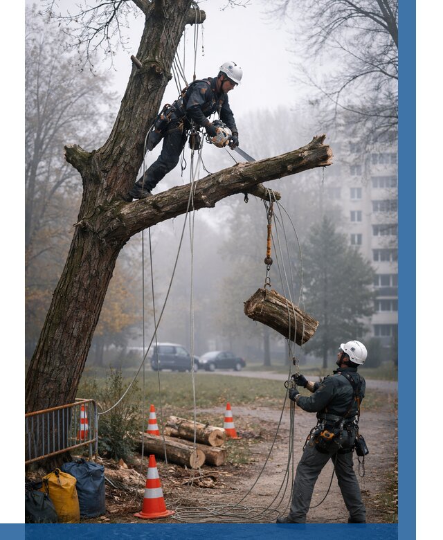 Удаление аварийных деревьев в Кореновске от 15546 р. | ВЫСОТНИК-Кнв
