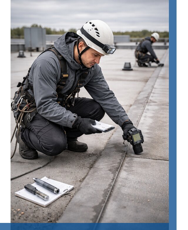 Обследование кровли на протечки в Кореновске от 4664 р. | ВЫСОТНИК-Кнв