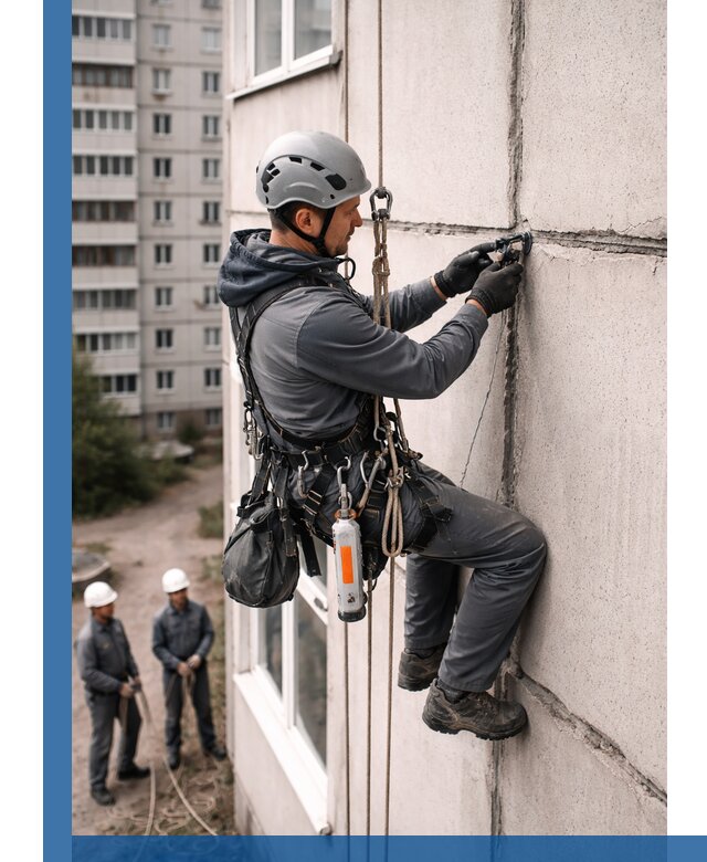 Обследование межпанельных швов и герметизация в Кореновске